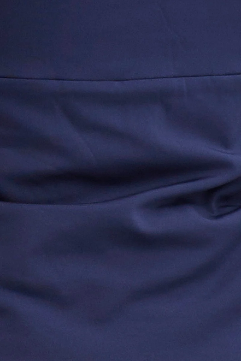 Blue Bandeau Top Boob Tube Twist - Image 6