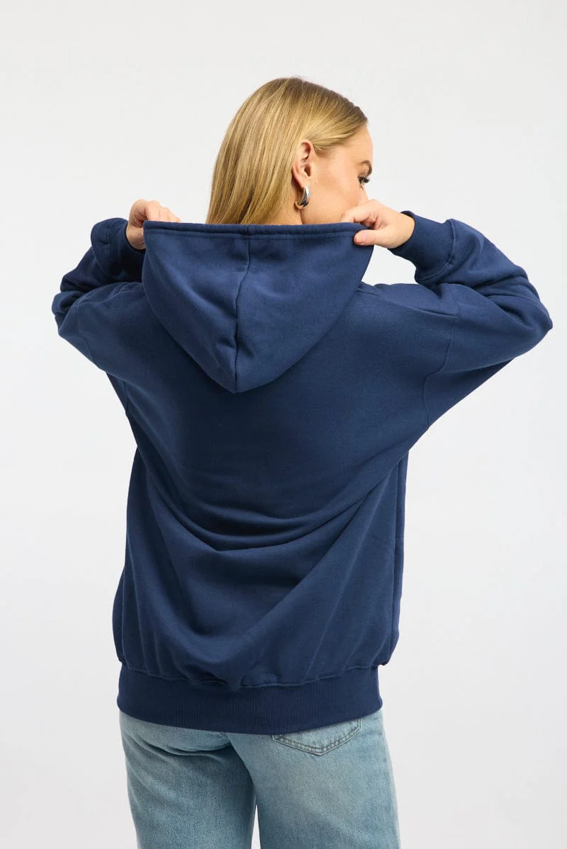 Blue Graphic Hoodie - Image 4
