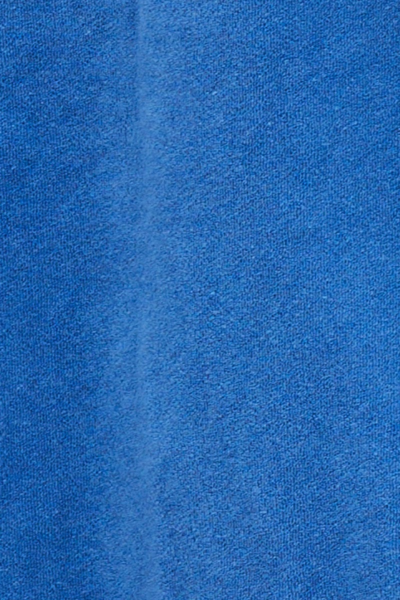 Blue Lounge Top Short Sleeve Oversized Terry - Image 6