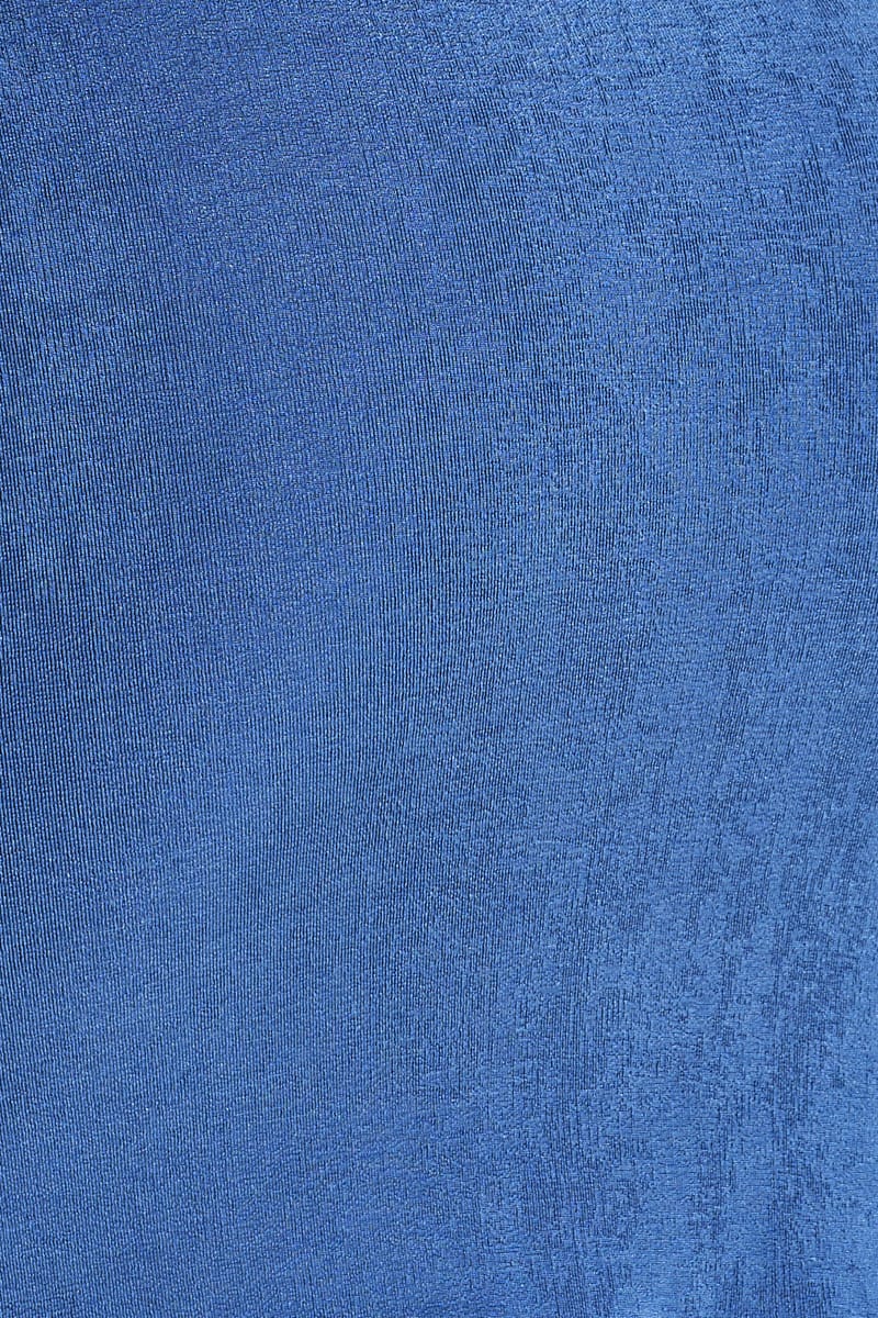 Blue Mini Dress Halter Neck - Image 5