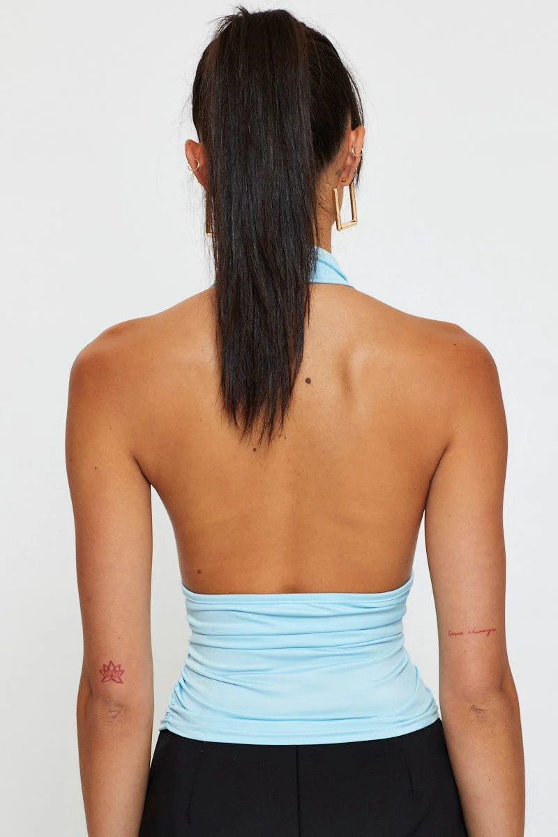 Blue Singlet Top - Image 5