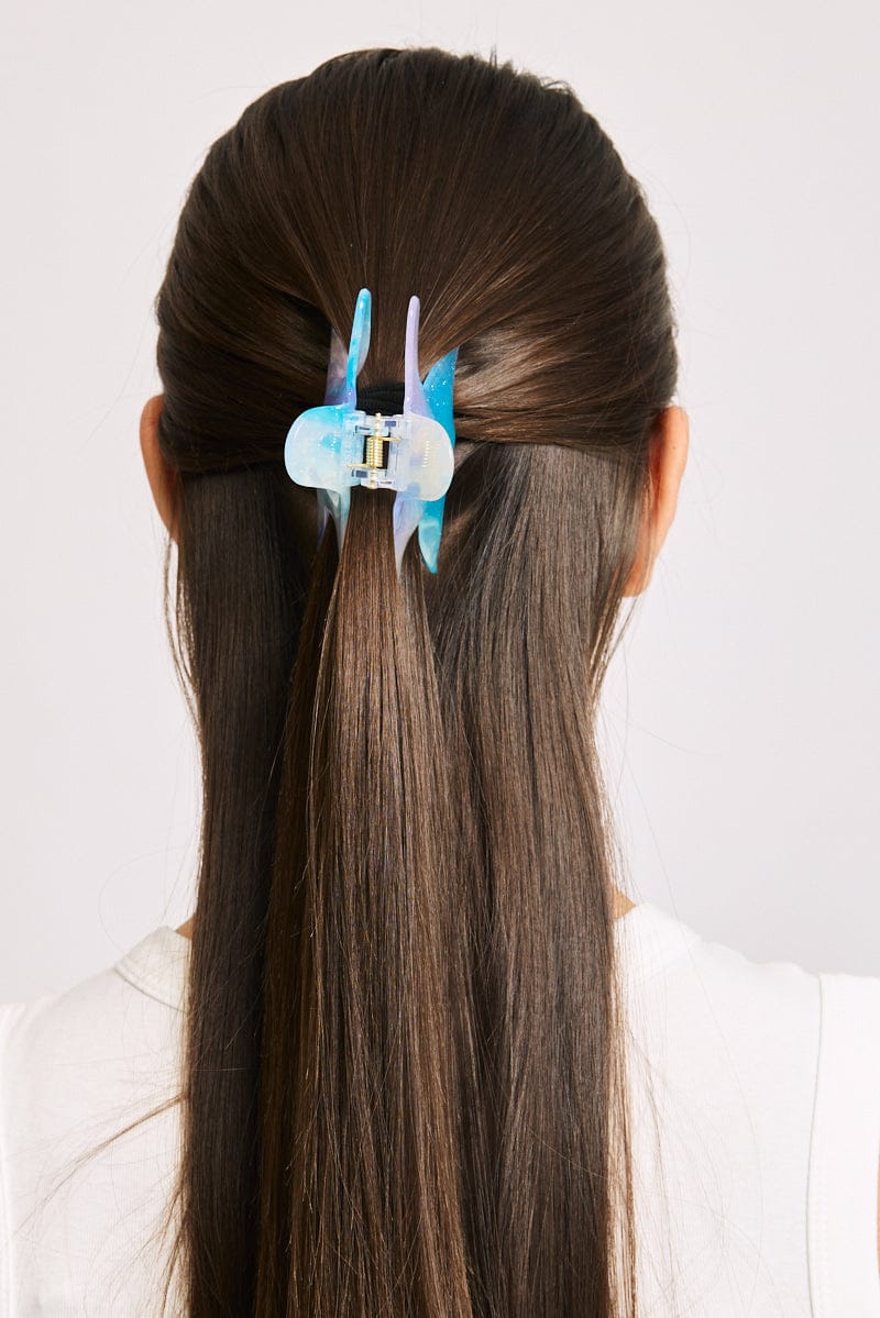 Blue Starfish Claw Clip - Image 3