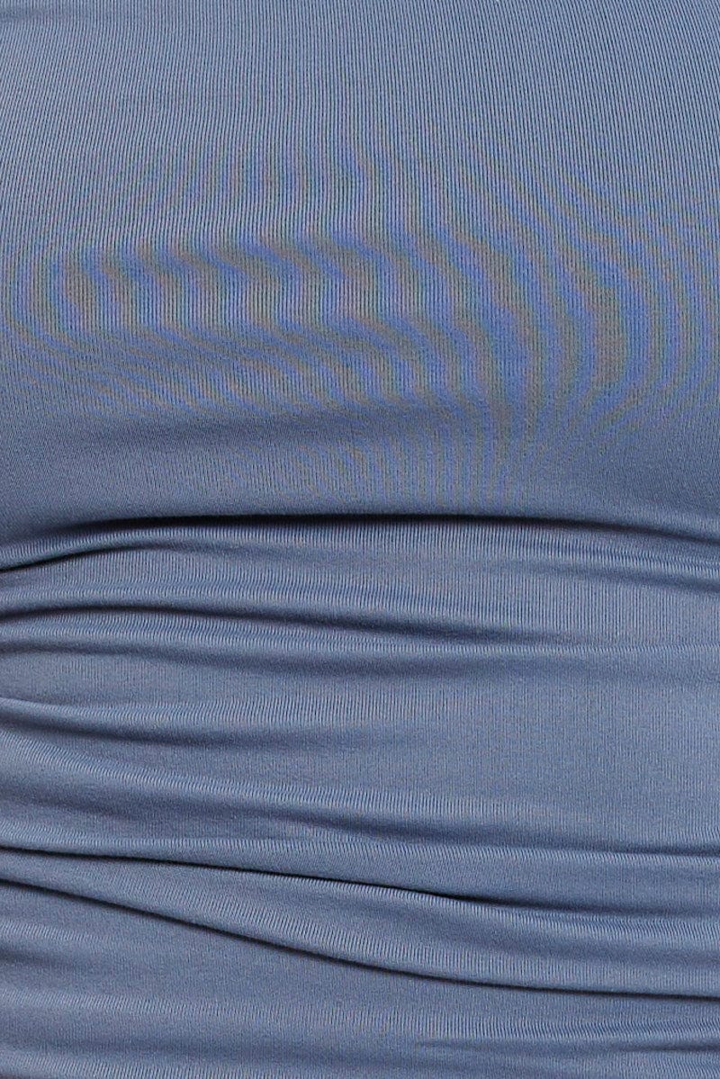 Blue Supersoft Top One Shoulder - Image 6