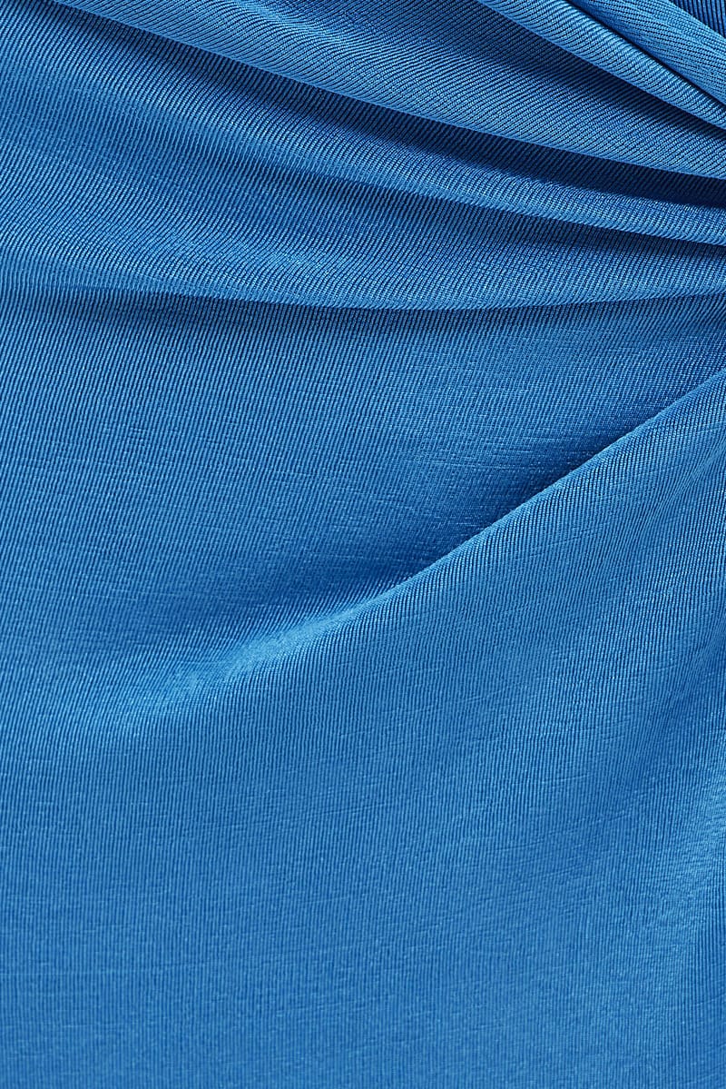 Blue Twist Maxi Skirt - Image 6