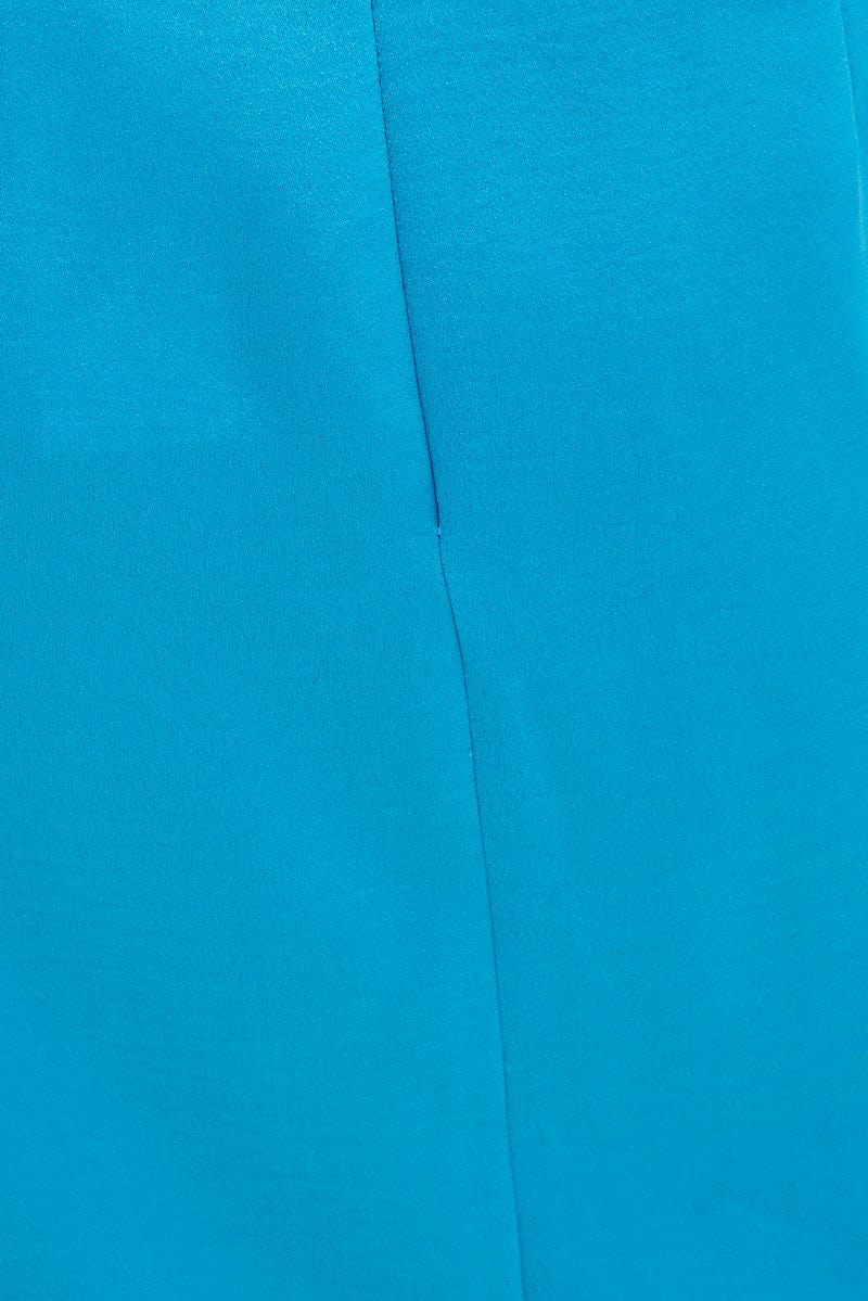 Blue Twist Midi Skirt - Image 6