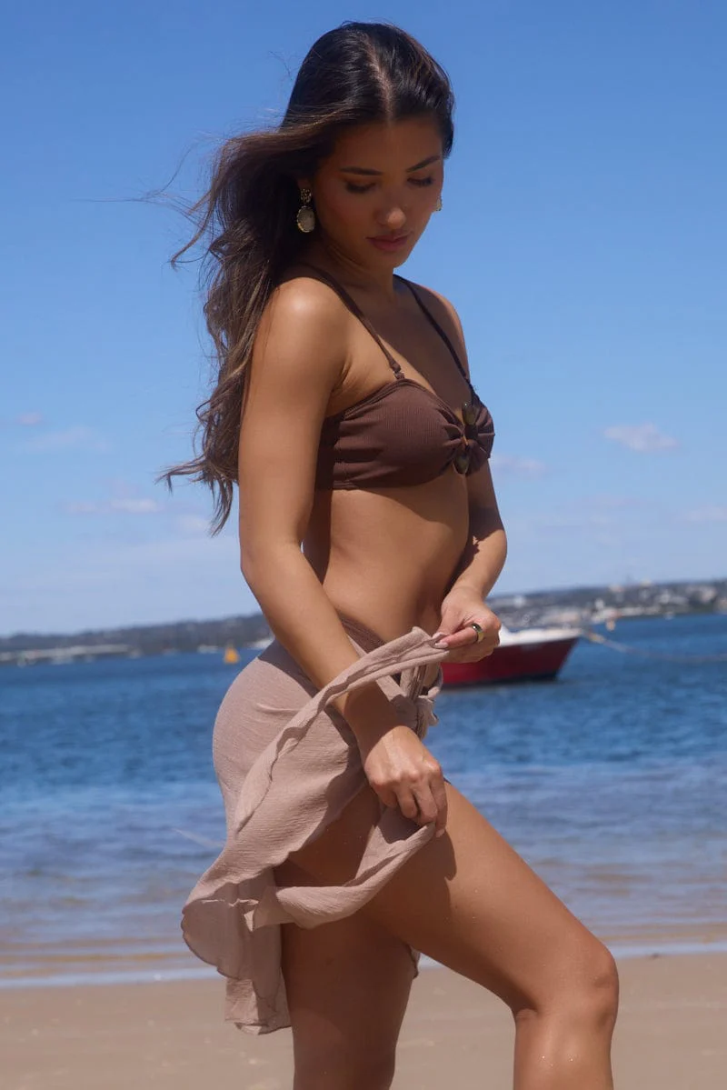 Brown Beach Sarong - Image 3