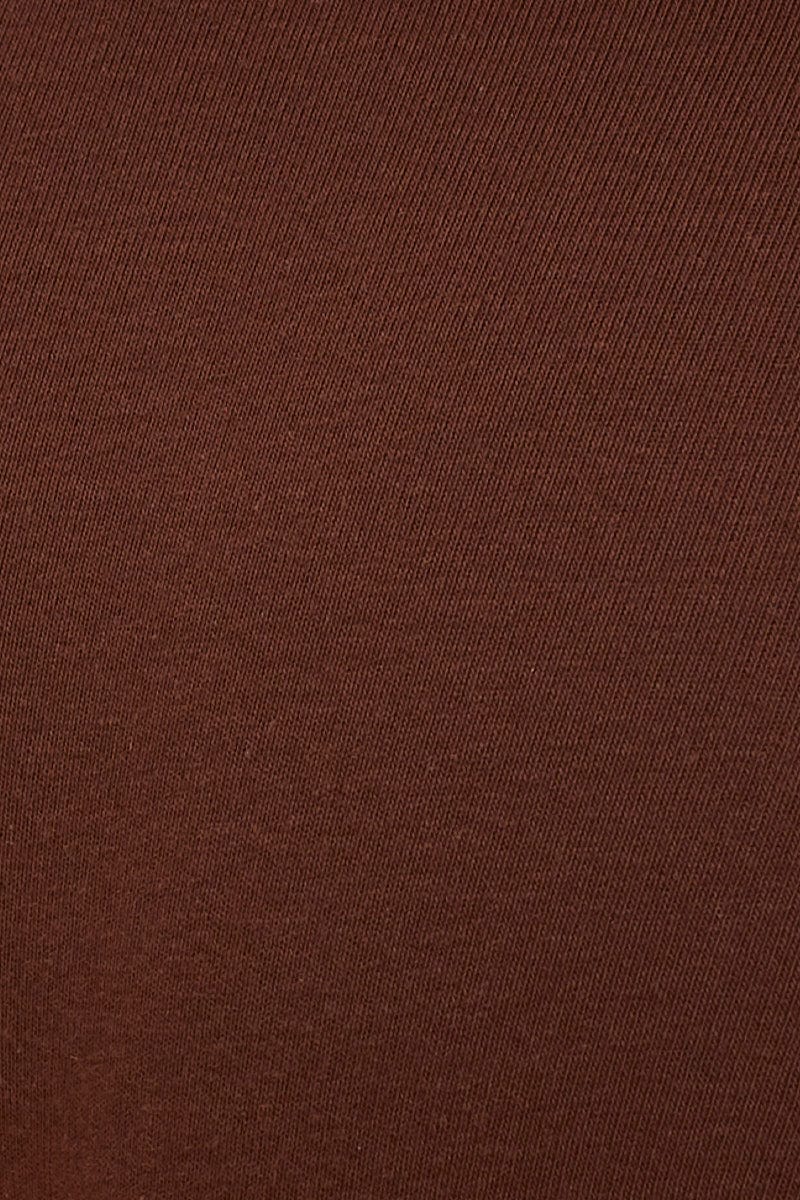 Brown Bikini Brief Cotton Stretch - Image 5