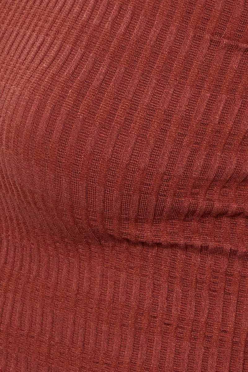 Brown Crop Top Seamless - Image 6