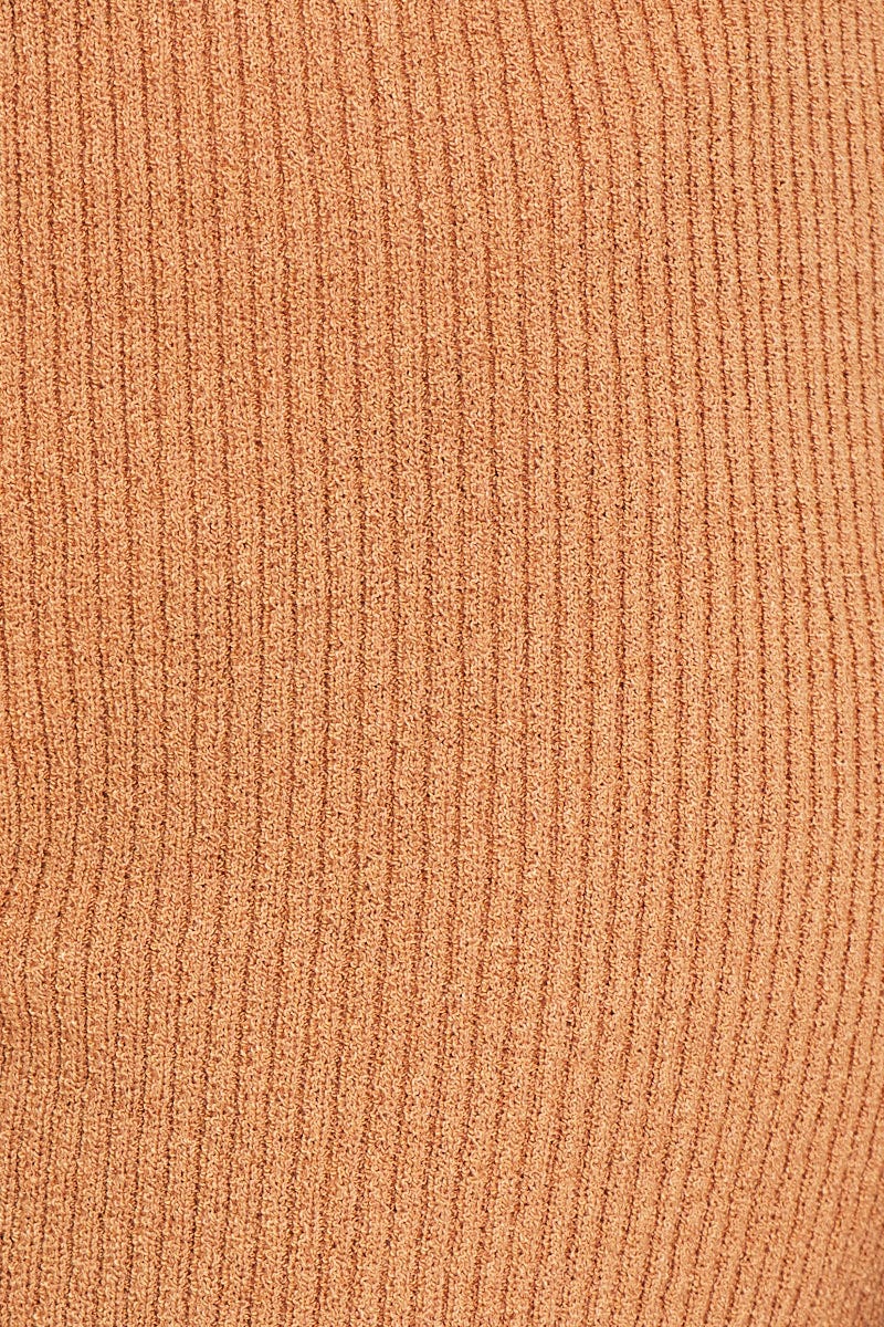 Brown Knit Shorts - Image 6