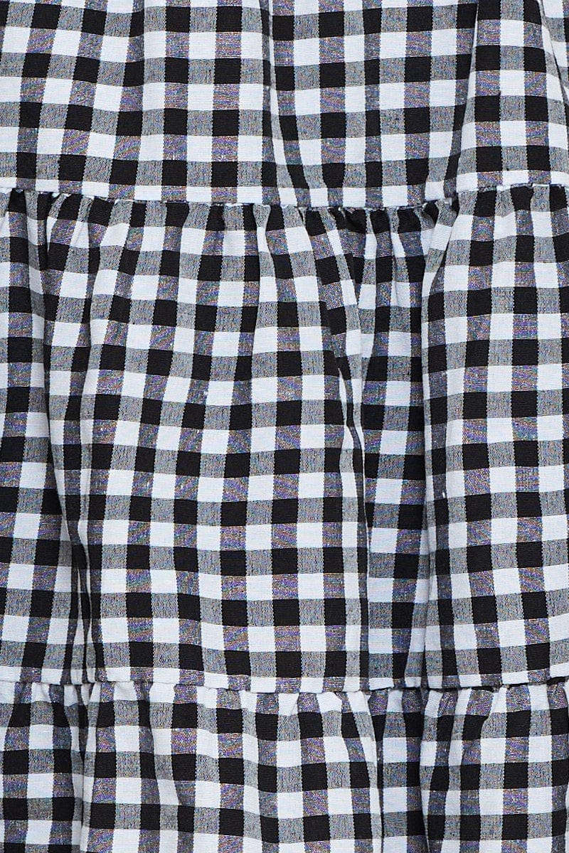 Check Cami Top Crop - Image 6
