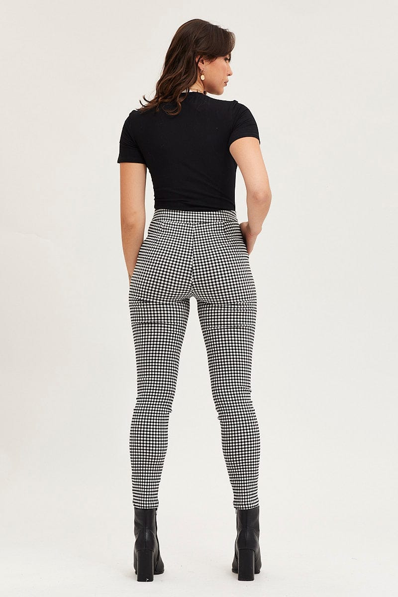 Check High Rise Leggings - Image 5