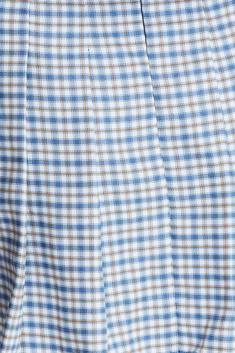 Check Pleated Skirt Mini Tennis - Image 6