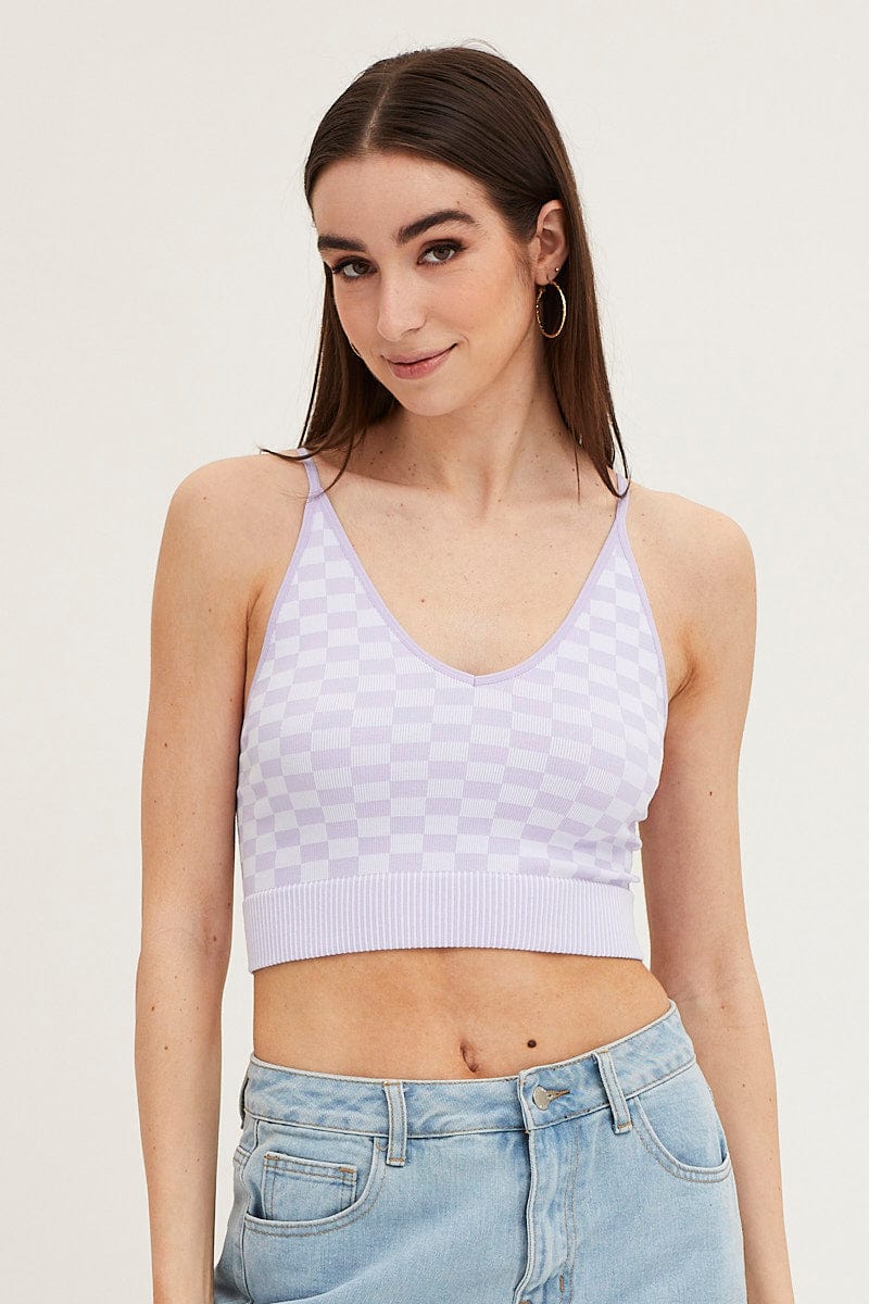 Check Tank Top Seamless - Image 3