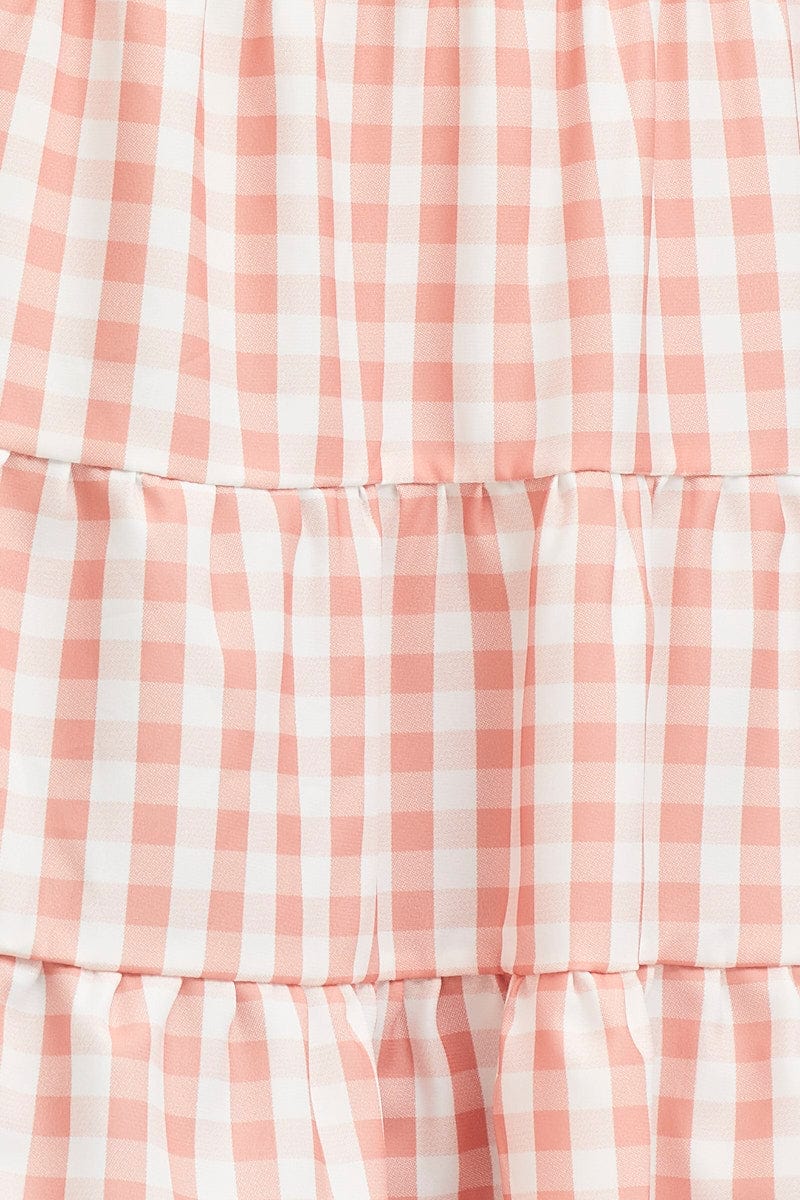 Check Tiered Top Sleeveless - Image 6