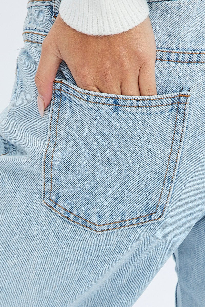 Denim Baggy Jeans Low Rise - Image 6
