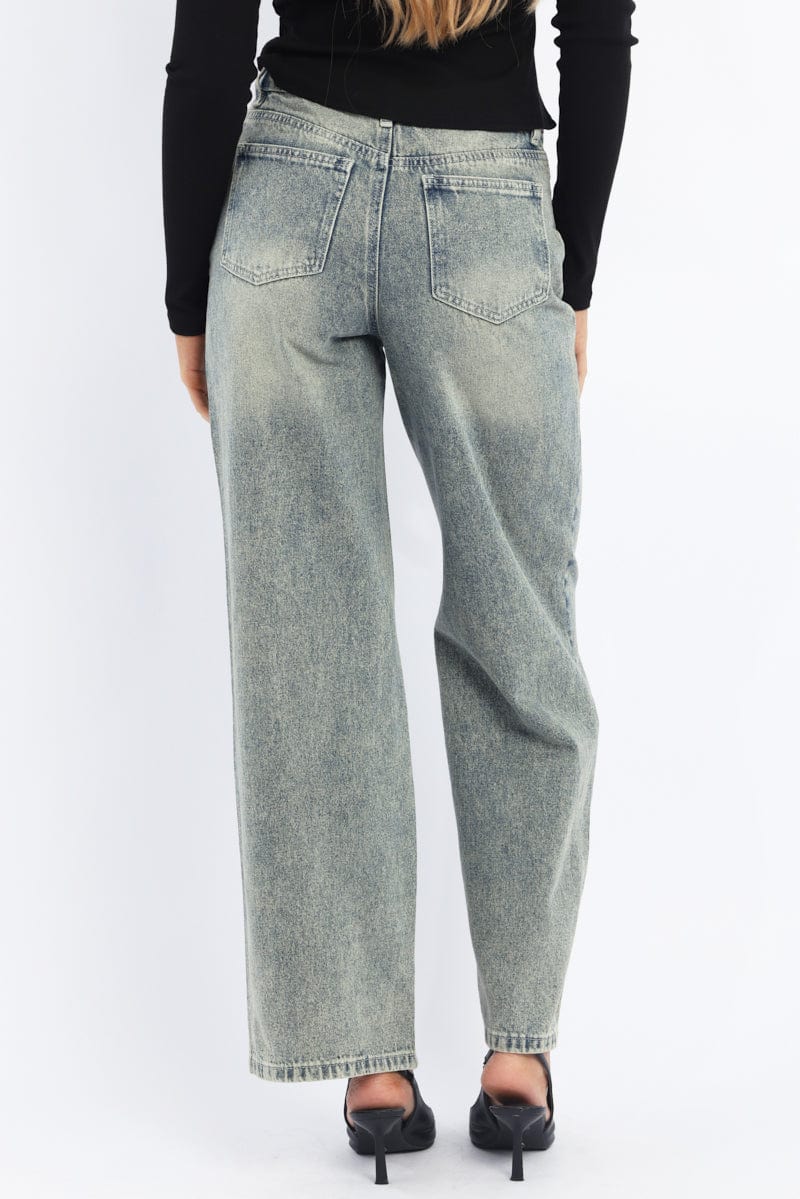 Denim Baggy Jeans Low Rise - Image 4