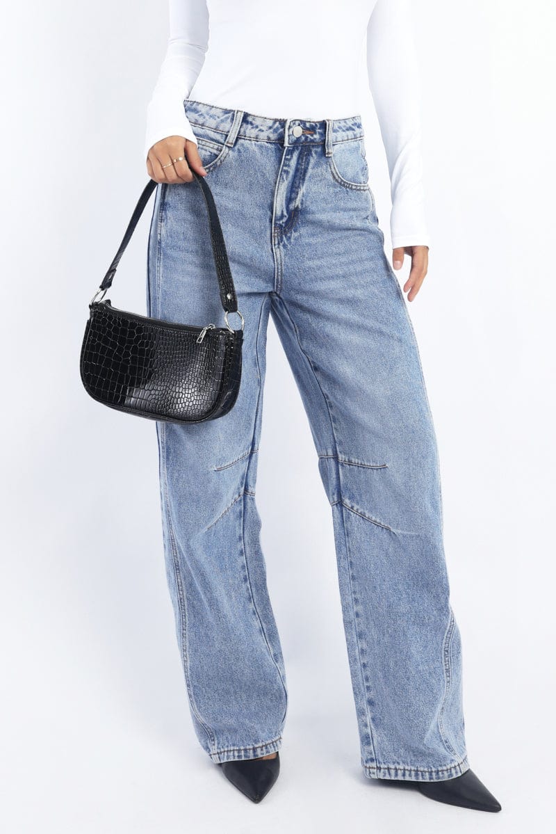 Denim Barrel Jeans - Image 2