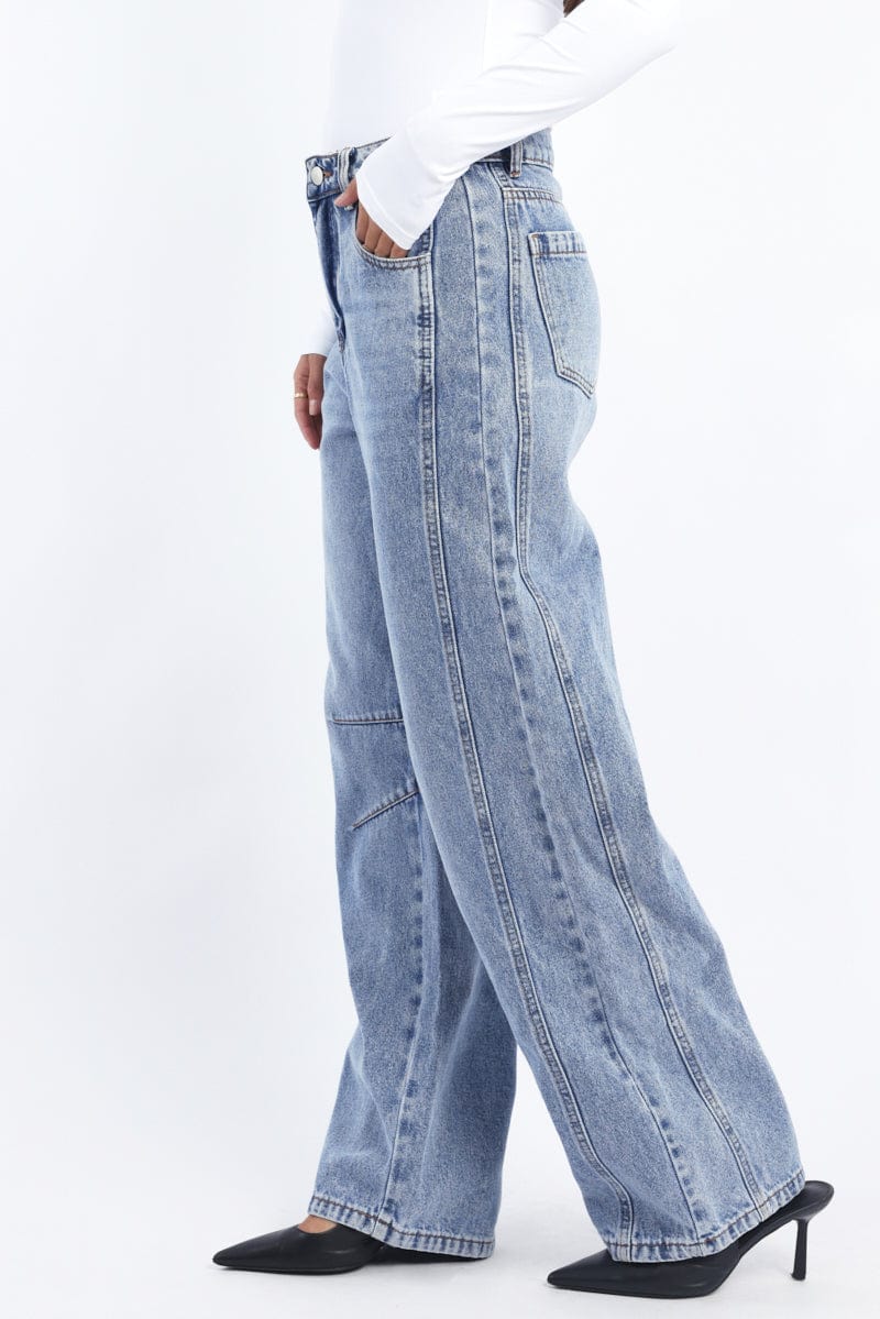 Denim Barrel Jeans - Image 4