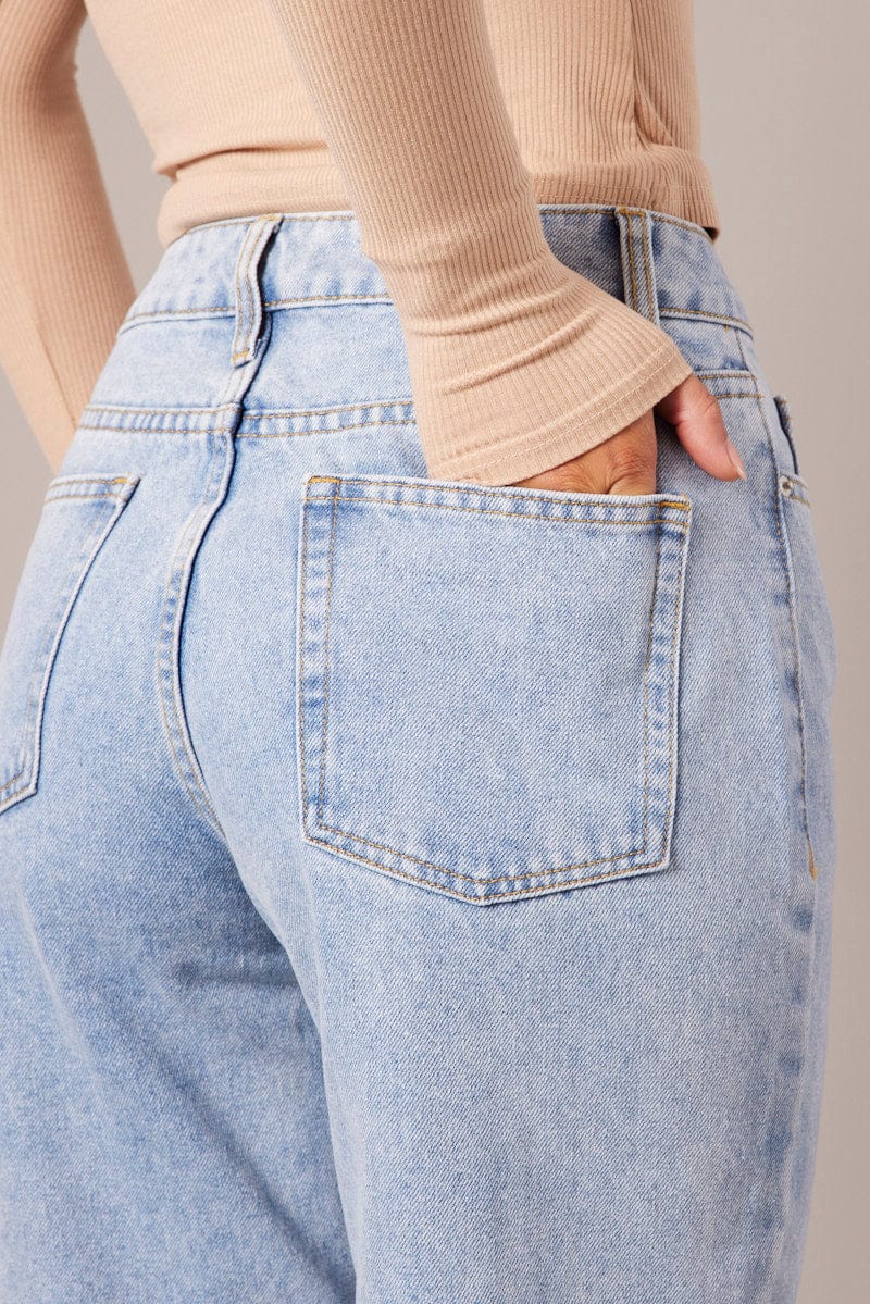 Denim Boyfriend Jean High Rise - Image 6