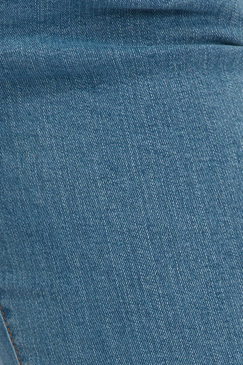 Denim Capri Jeans Mid Rise - Image 6