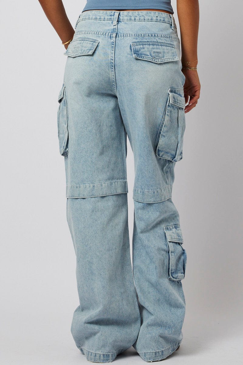 Denim Cargo Jean Out Pocket - Image 5