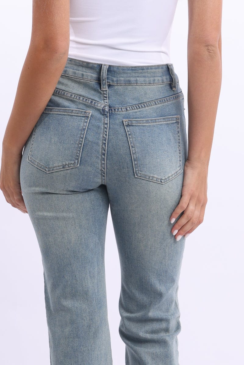Denim Flare Jean High Rise - Image 5