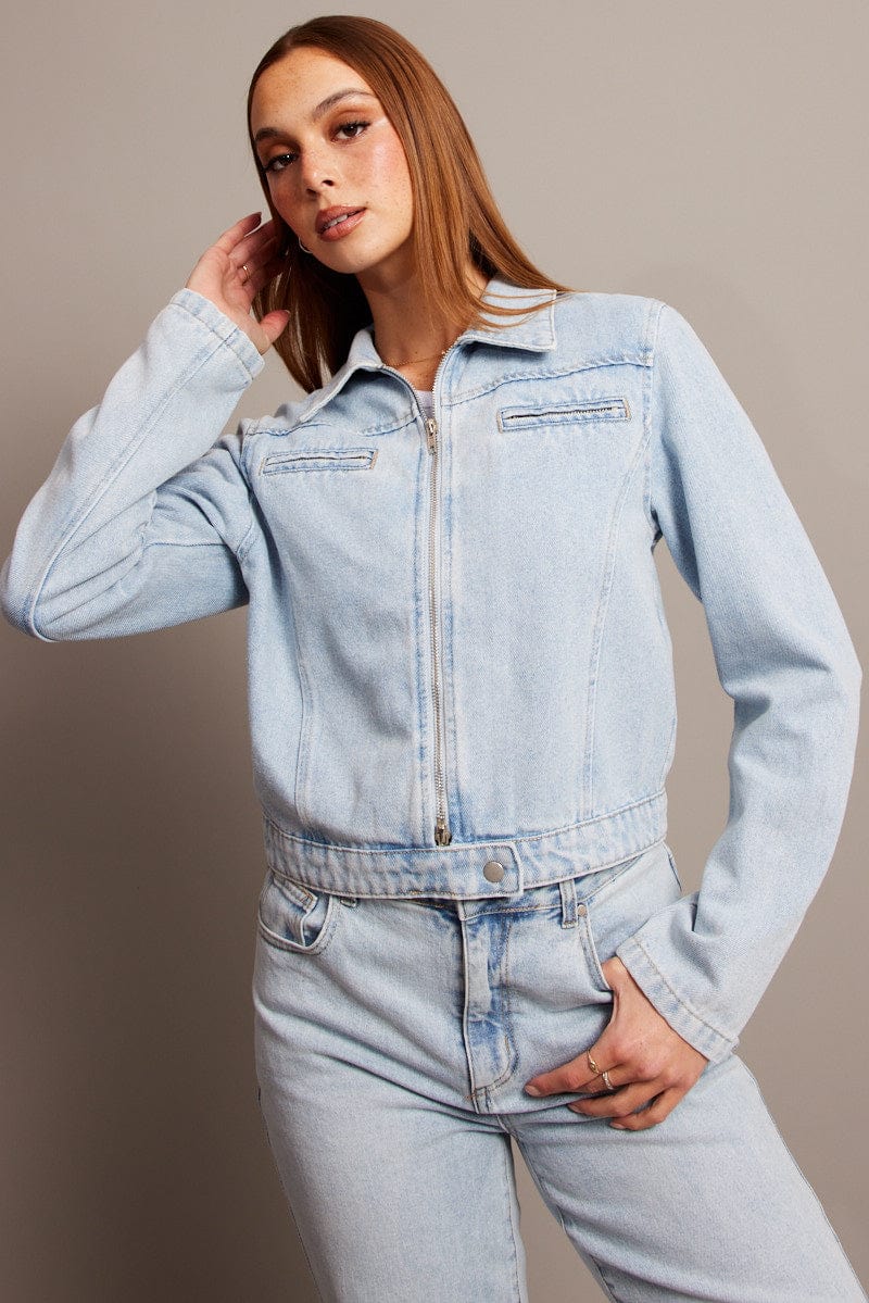 Denim Jacket Long Sleeve - Image 3
