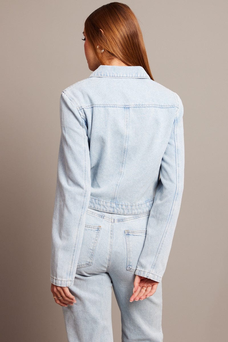 Denim Jacket Long Sleeve - Image 5