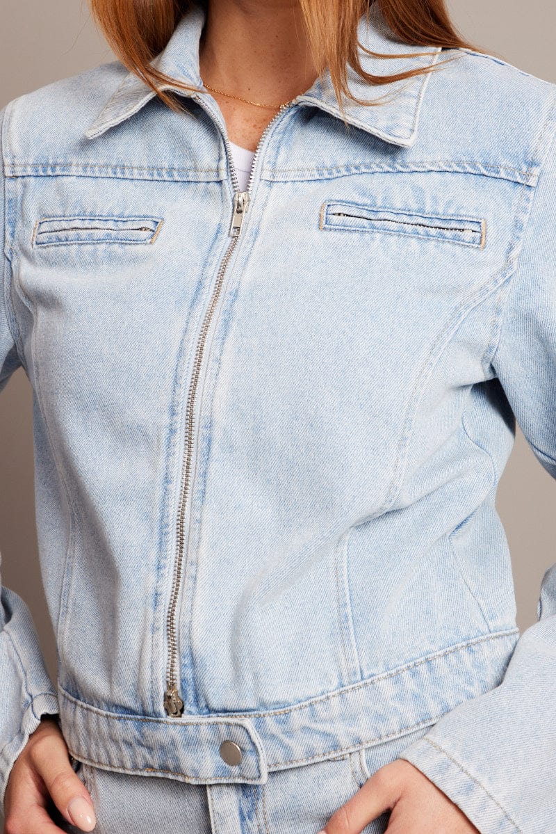 Denim Jacket Long Sleeve - Image 6