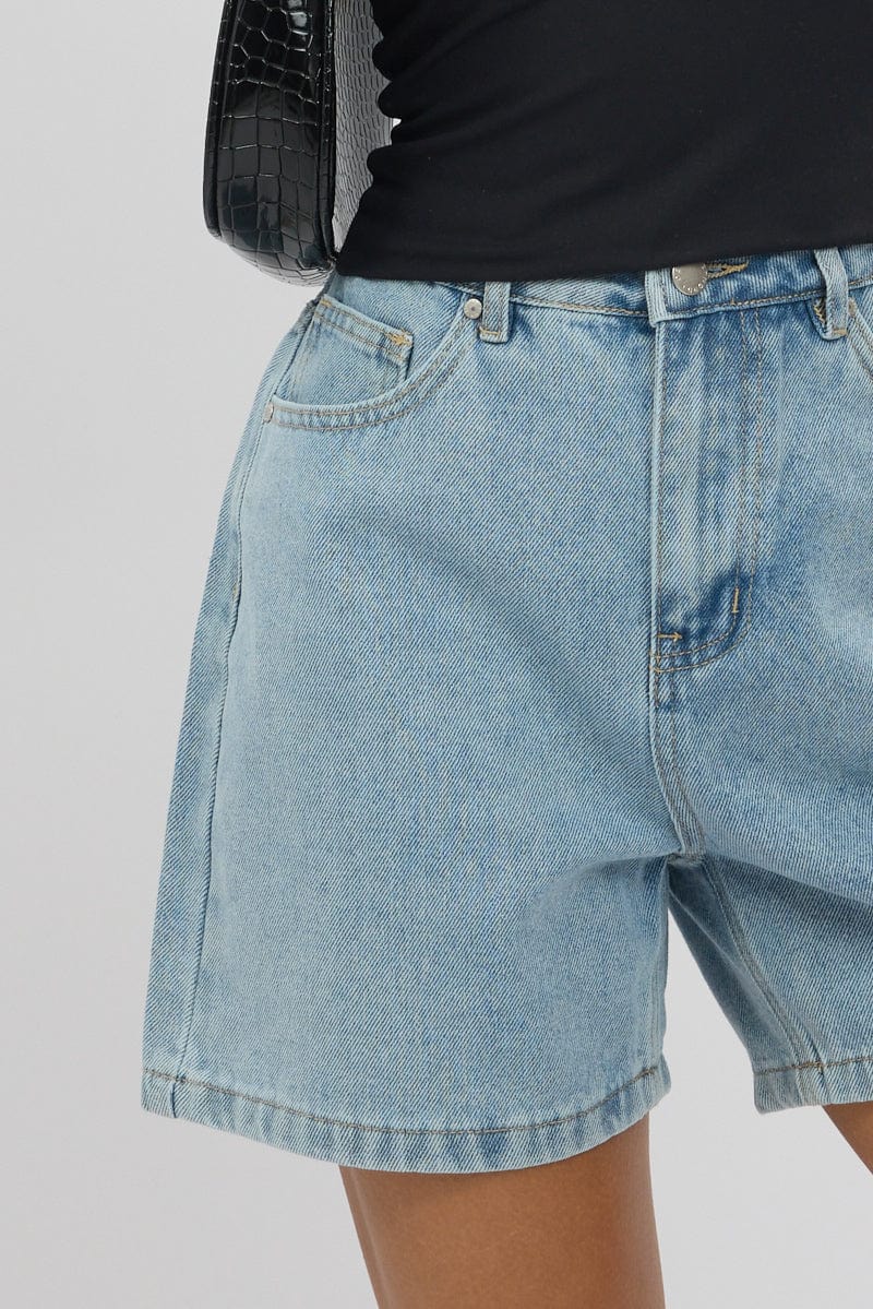 Denim Jorts High Rise - Image 6