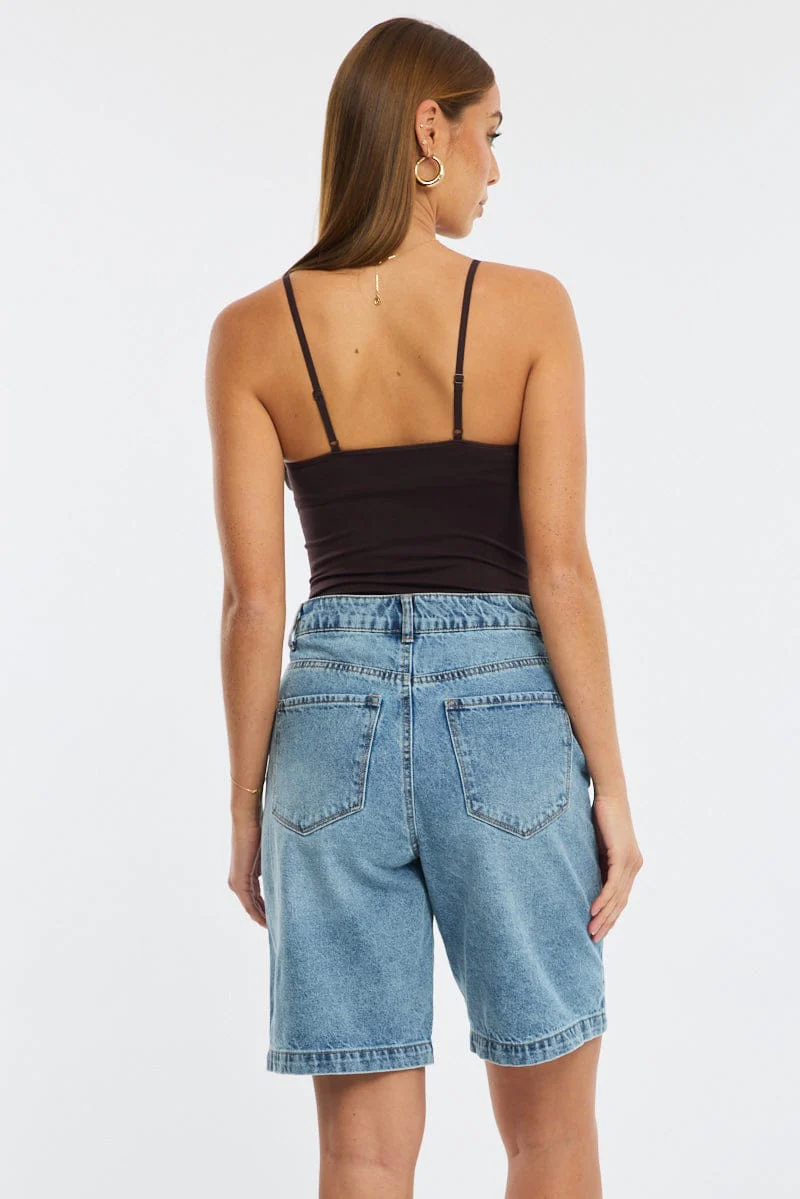Denim Jorts Mid Rise - Image 6