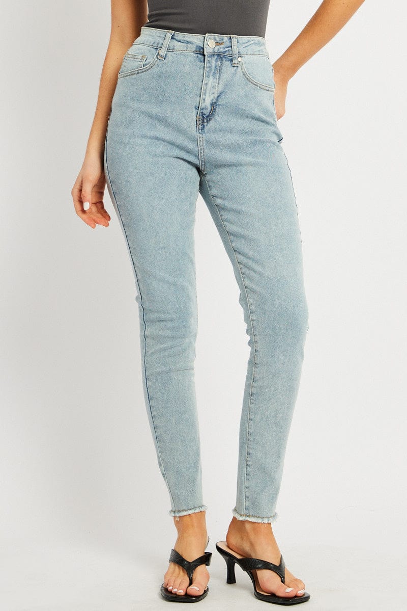 Denim Skinny Jean High Rise - Image 3