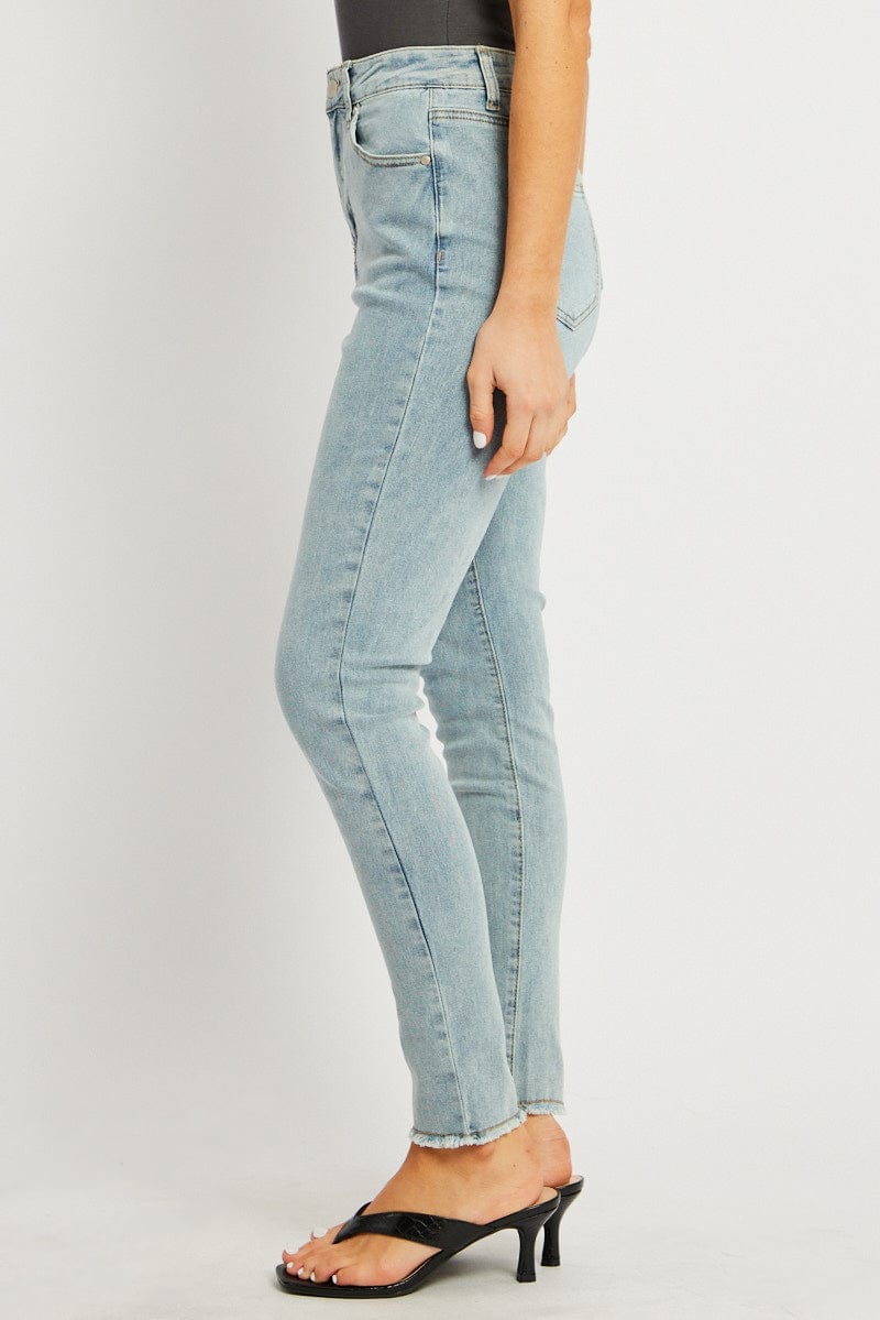 Denim Skinny Jean High Rise - Image 4