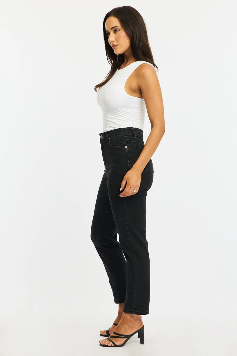 Denim Skinny Jeans Mid Rise - Image 4