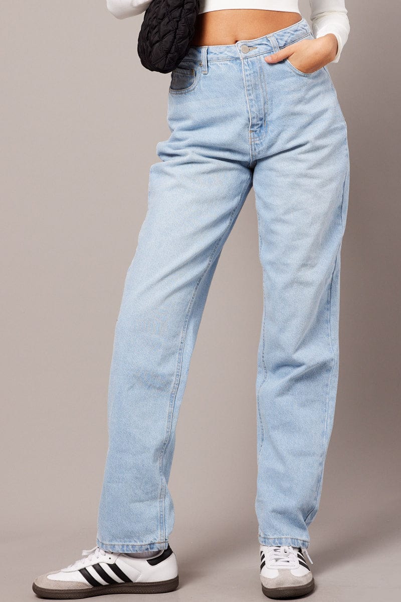 Denim Straight Jean High Rise - Image 2