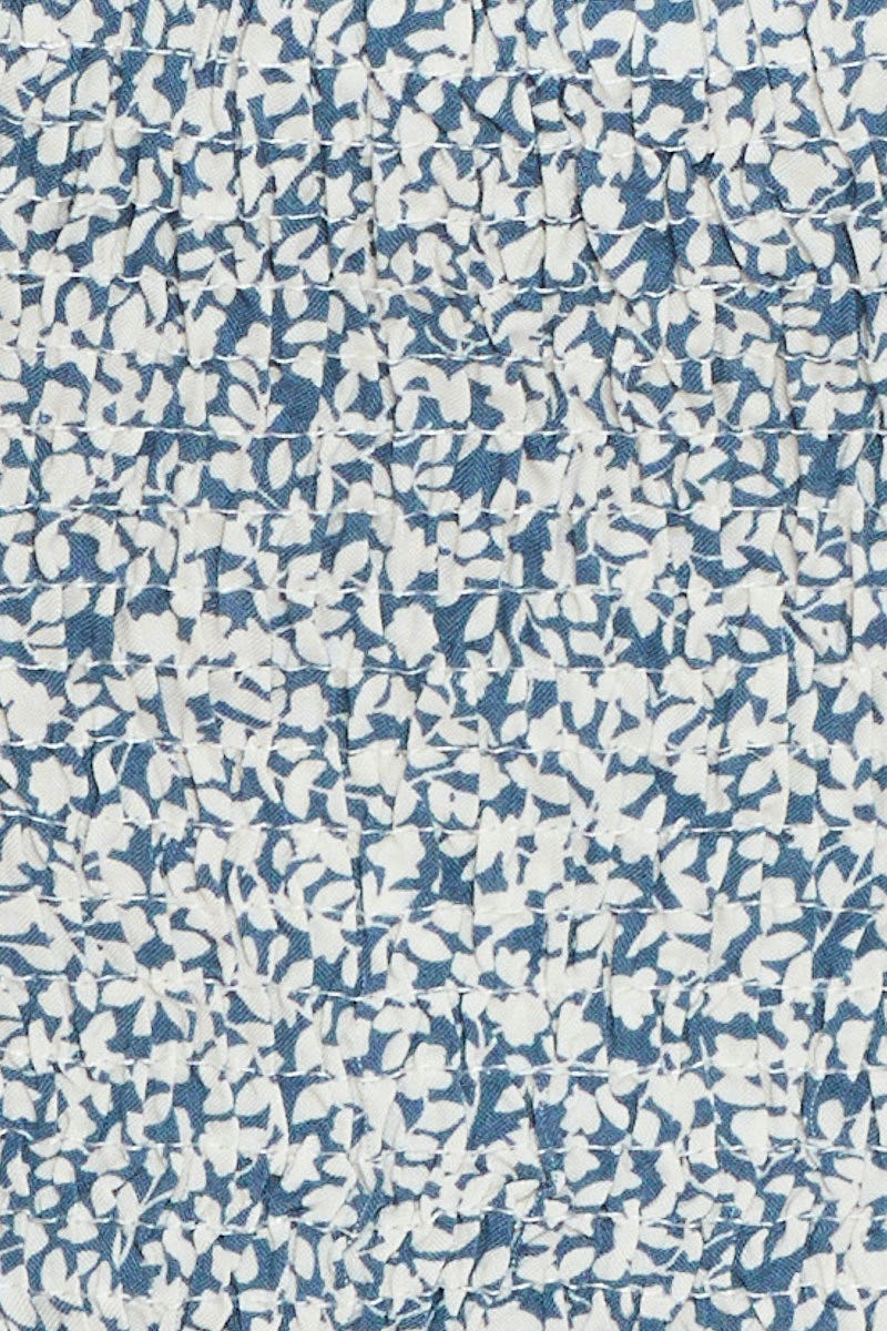 Ditsy Print Crop Top Short Sleeve - Image 6