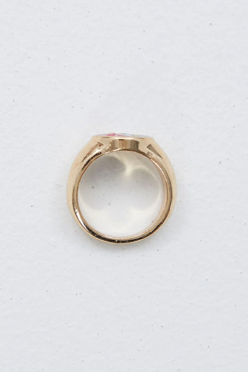 Gold Yin Yang Ring - Image 2