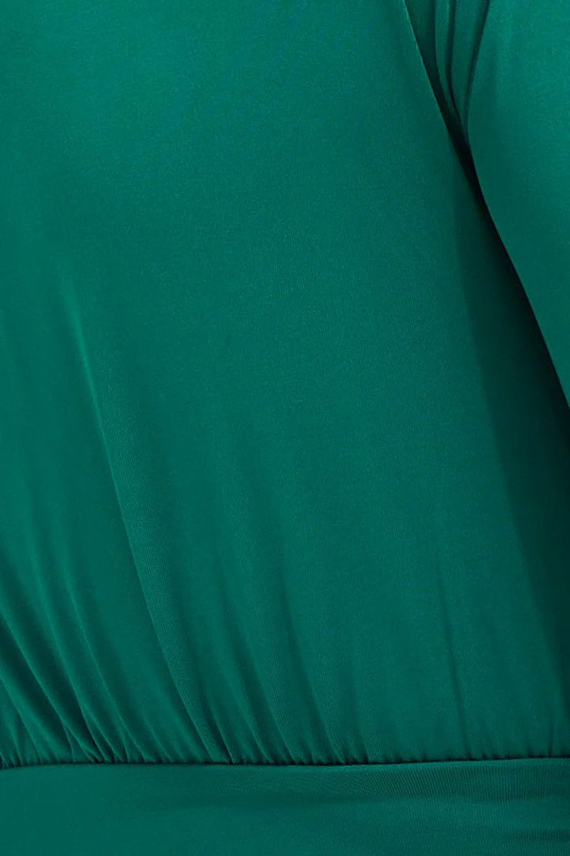 Green Bodysuit Puff Sleeve - Image 6