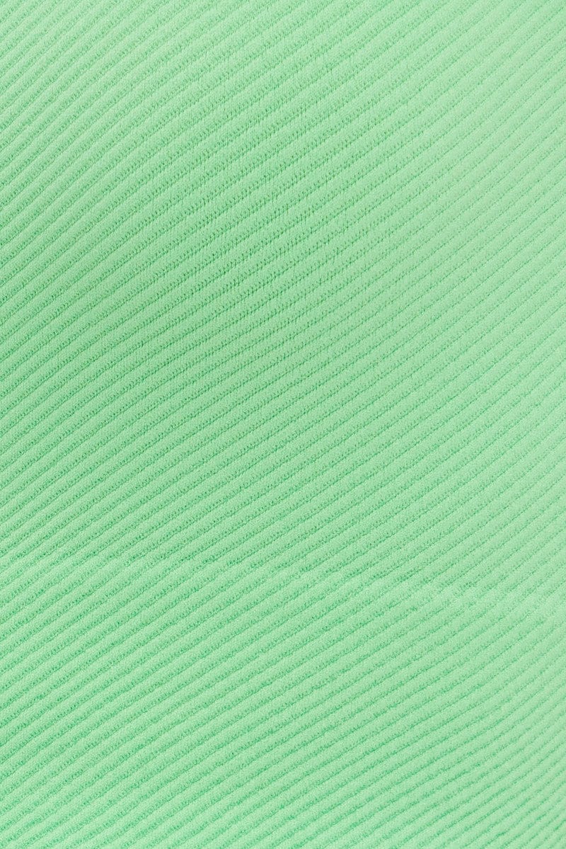 Green Bralette Seamless Rib - Image 6