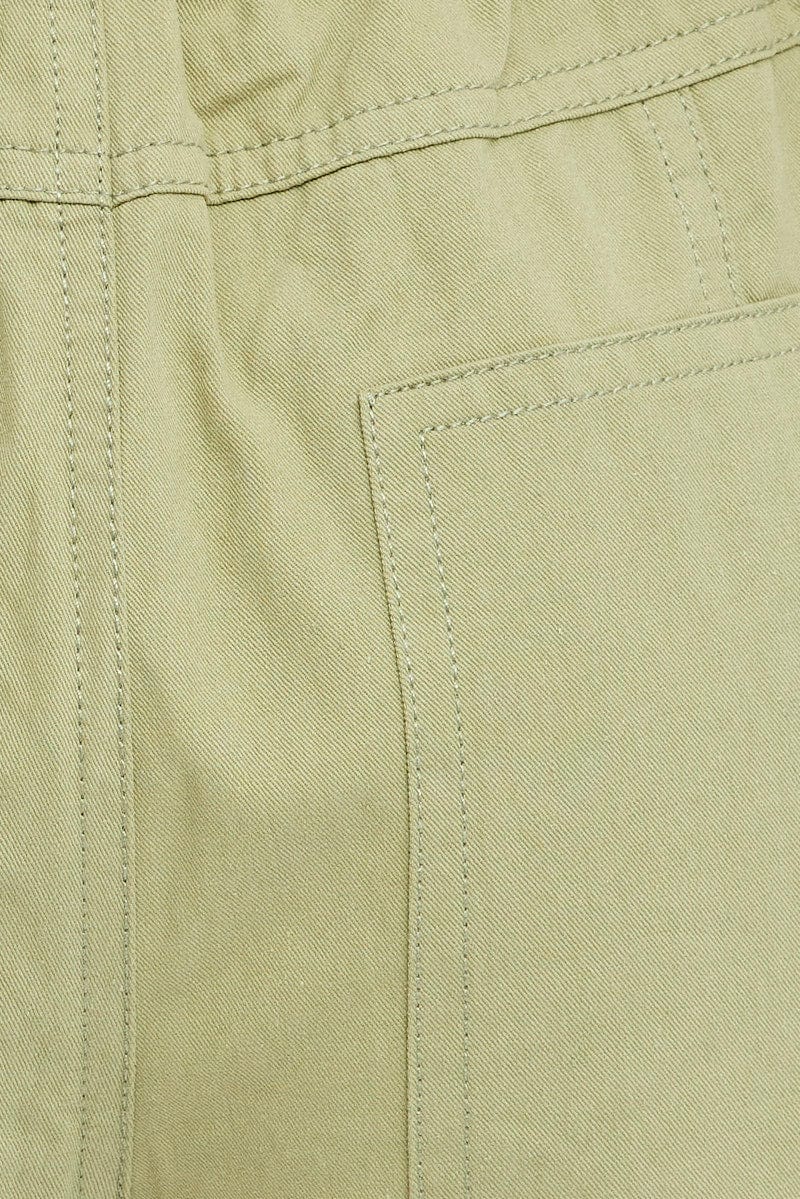 Green Cargo Pants Wide Leg - Image 6
