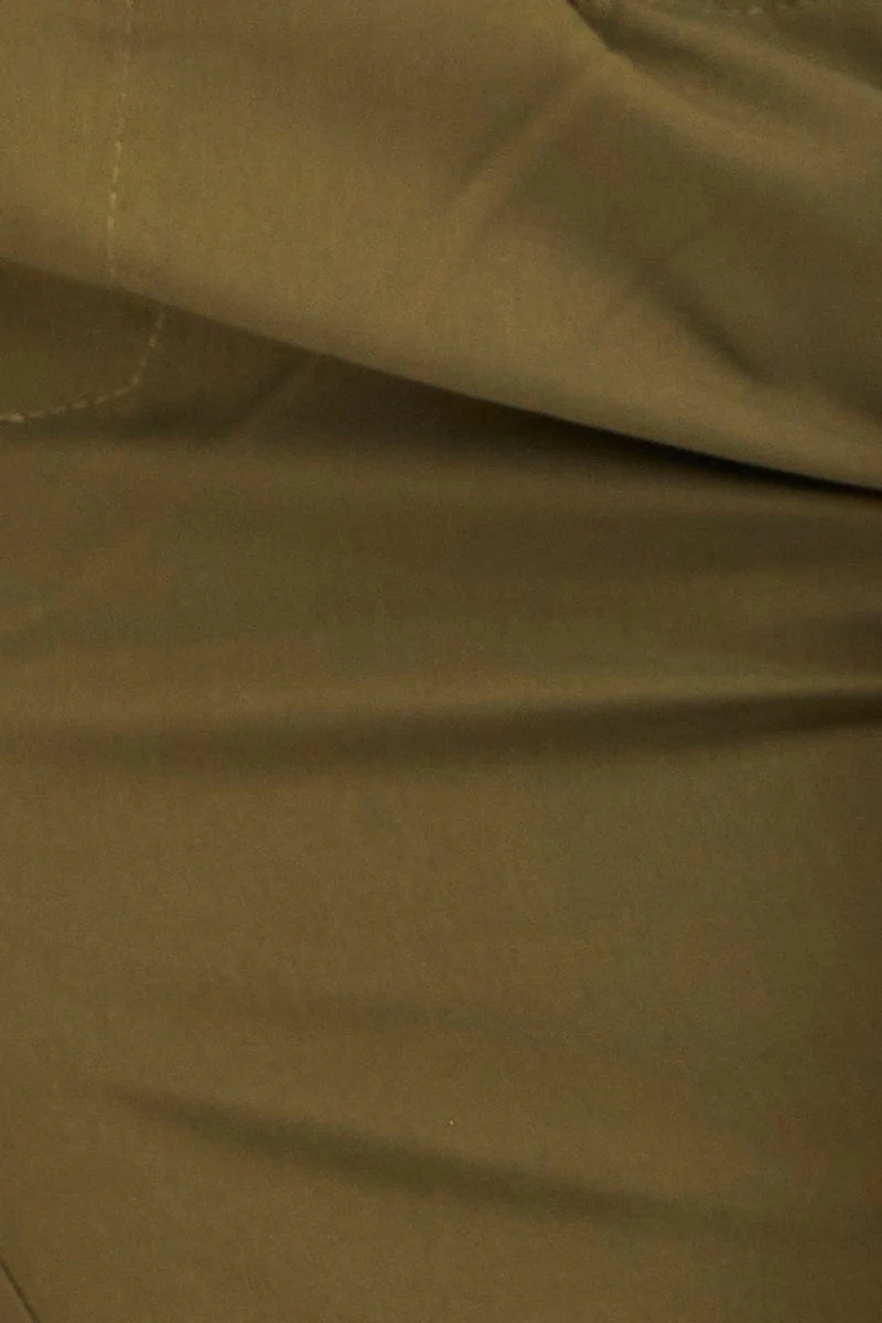Green Cargo Parachute Low Rise Pants - Image 6