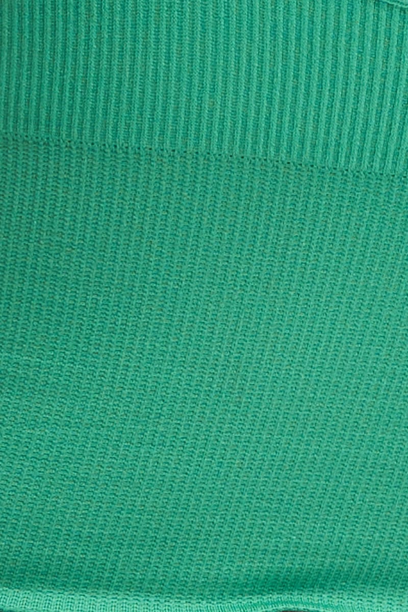 Green Crop Singlet Top Seamless - Image 5