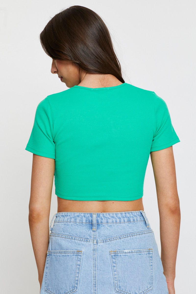 Green Crop Top - Image 5
