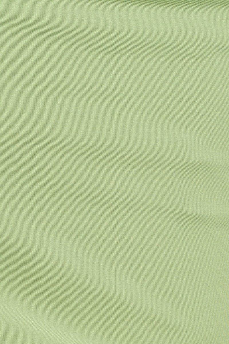 Green Crop Top Side Drawstring - Image 6
