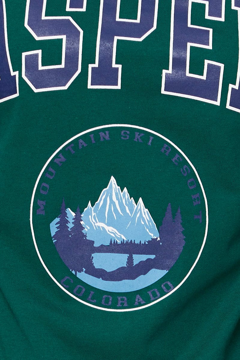 Green Graphic T-Shirt Short Sleeve - Image 6
