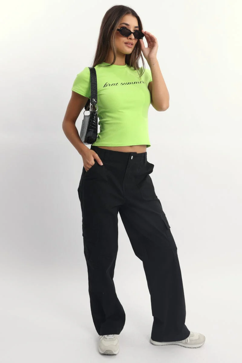 Green Graphic Tee Short Sleeve - Image 3