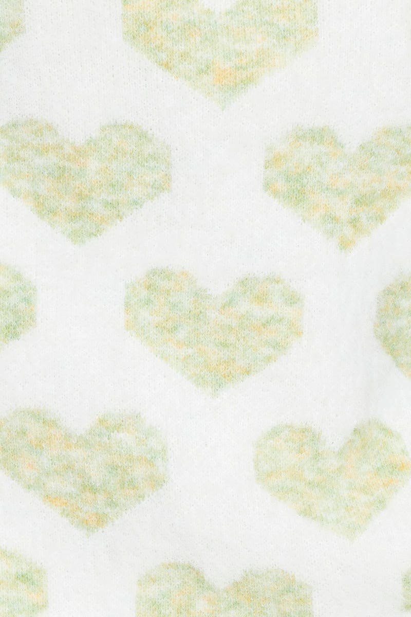 Green Love Heart Knit - Image 6