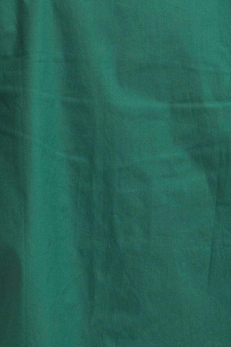 Green Oversized Shirts Long Sleeve Collared - Image 6
