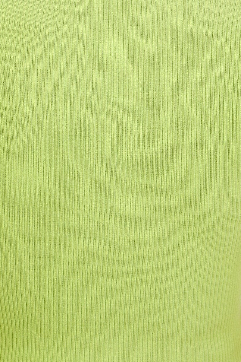 Green Short Sleeve Knit Top - Image 11