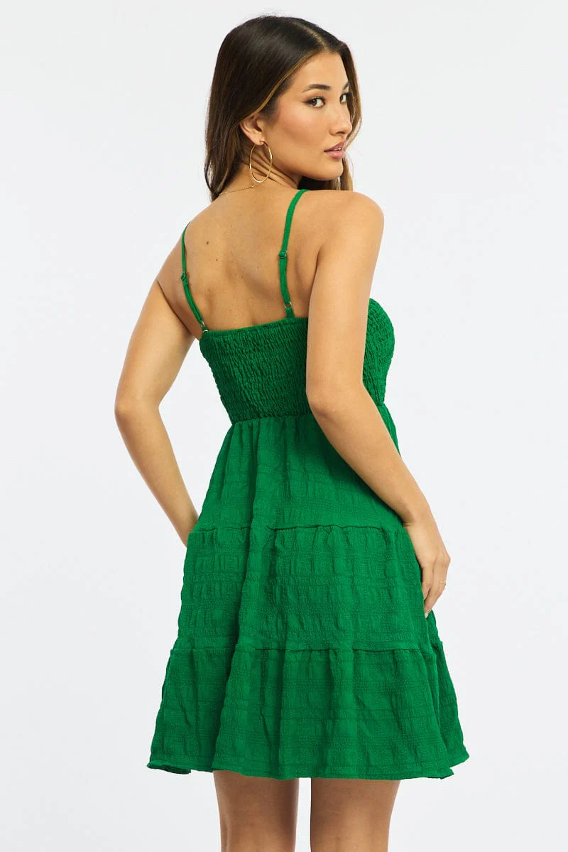 Green Skater Dress - Image 4